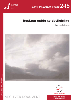 Desktop guide to daylighting