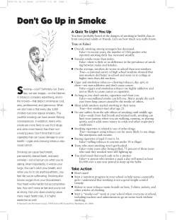 NCPC/Go Up In Smoke - National Crime Prevention Council