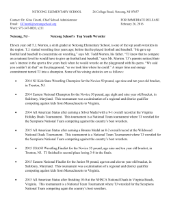 Netcong, NJ - Netcong School`s Top Youth Wrestler Eleven year old