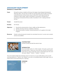 Lesson Plan - CAP Members