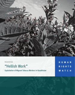 Hellish Work - Human Rights Watch