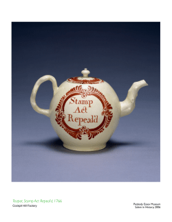 Teapot, Stamp Act Repeal`d, 1766
