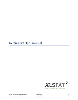 Getting started manual