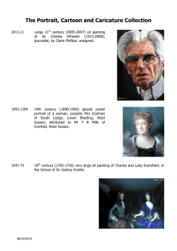 Portrait and Caricature
