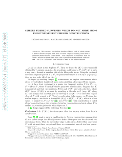 arXiv:math/0502303v1 [math.GT] 15 Feb 2005