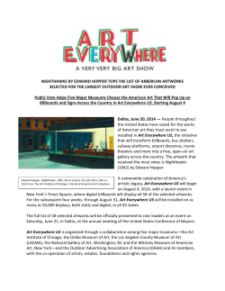 NIGHTHAWKS BY EDWARD HOPPER TOPS THE LIST