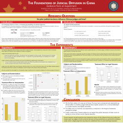 20161101_The foundations of judicial diffusion in China