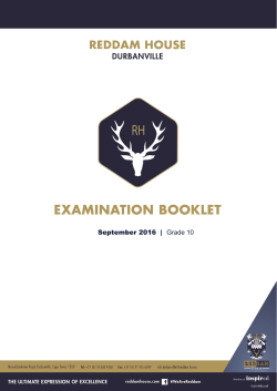 September 2016 | Grade 10