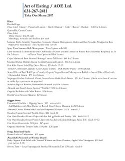 For a printable PDF version of our Early Summer