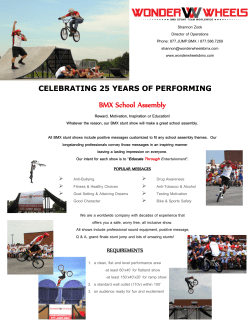 BMX School Assembly