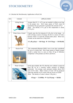 STOICHIOMETRY