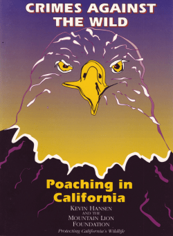Crimes Against The Wild: Poaching in California