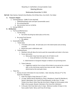 November 2016 Meeting Minutes