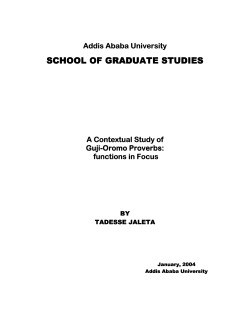 TADESSE JALETA - Addis Ababa University Institutional