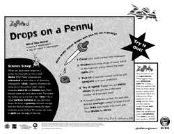 Drops on a Penny