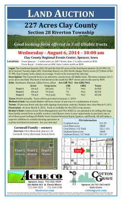 227 Acres Clay County - Cotton Grave Farm Management