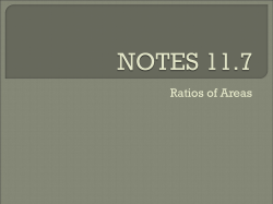 11.7 Ratios of Areas