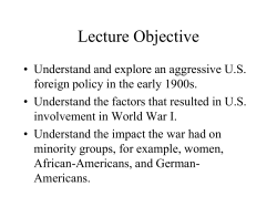 Lecture Objective