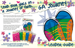 GA Journey activity books and badges are also available from WMU
