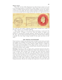 69 xiii. postal stationery