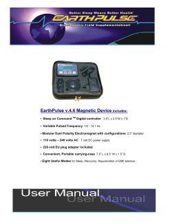 EarthPulse v.4.6 Magnetic Device includes: