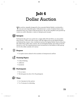 Dollar Auction