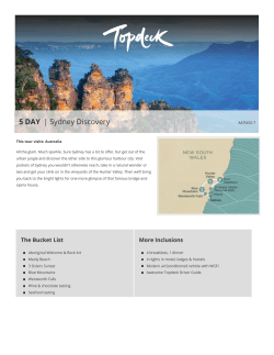 5 DAY | Sydney Discovery