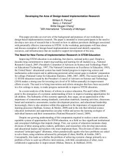 Implementation Research Workshop Background