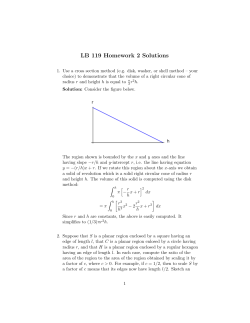LB 119 Homework 2 Solutions