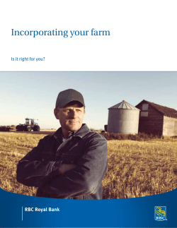 Incorporating your farm