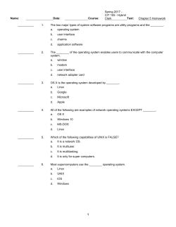 Chapter 5 Homework