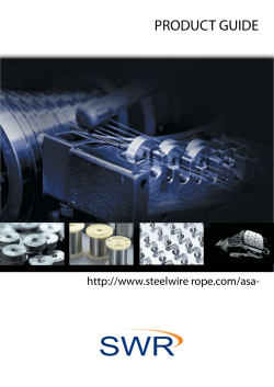 product guide - Steel Wire Rope