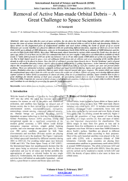 Removal of Active Man-made Orbital Debris