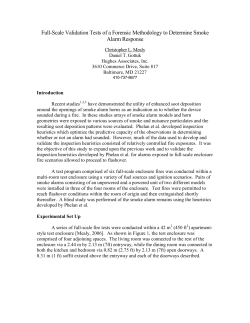 Full-Scale Validation Tests of a Forensic Methodology to