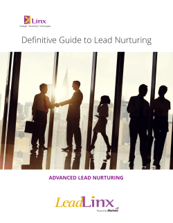 Definitive Guide to Lead Nurturing