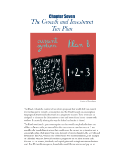 The Growth and Investment Tax Plan