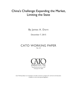China`s Challenge: Expanding the Market, Limiting