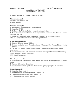 AP Eng - 3rd Nine Weeks