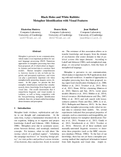 Black Holes and White Rabbits: Metaphor Identification with Visual