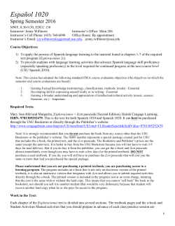1020 syllabus spring 2016 Jenny Willmore 002 approved