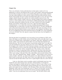 Chapter One There were all kinds of stories told about