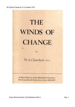 (NZ) Publication #30(1-4) - The Methodist Church of New Zealand