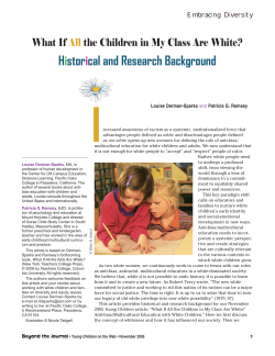 Historical and Research Background
