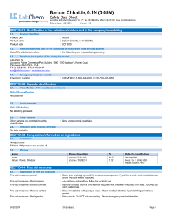 Barium Chloride, 0.1N