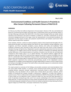 aliso canyon gas leak