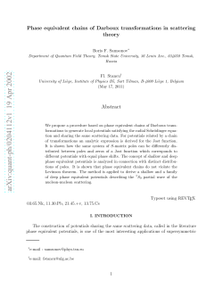 Phase equivalent chains of Darboux transformations in scattering