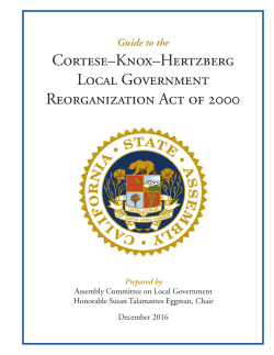 Local Government Reorganization Act of 2000