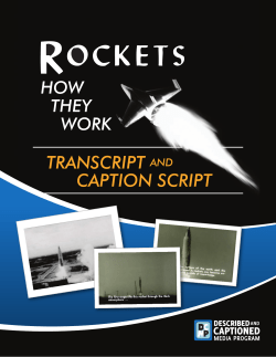 Rockets: How They Work - Captioned Media Program