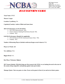 2017 preview guide - NCBA Division 2