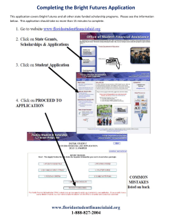 Completing the Bright Futures Application